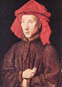 EYCK, Jan van Portrait of Giovanni Arnolfini  s Sweden oil painting reproduction